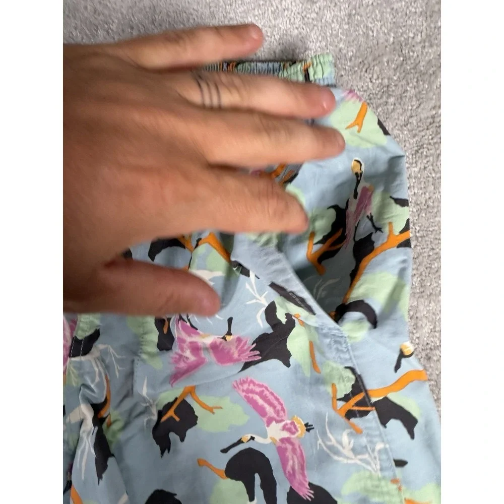 Patagonia Baggies Swim Shorts Mens XS Bird Floral Print 5